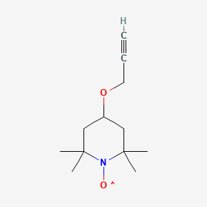 molecular formula C12H20NO2 B1457112 2,2,6,6-Tetramethyl-4-(2-propynyloxy)piperidine 1-Oxyl CAS No. 147045-24-7