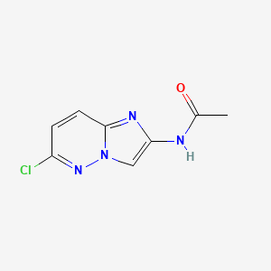 molecular formula C8H7ClN4O B1457127 N-(6-chloroimidazo[1,2-b]pyridazin-2-yl)acetamide CAS No. 947248-51-3