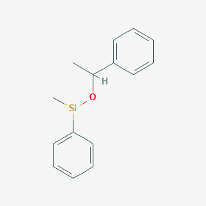 molecular formula C15H17OSi B14571369 CID 13358394 