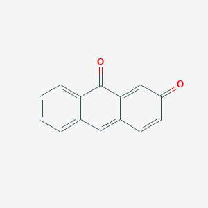 molecular formula C14H8O2 B14571384 Anthracene-2,9-dione CAS No. 61357-65-1