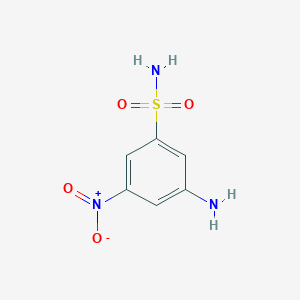 B1457154 3-Amino-5-nitrobenzenesulfonamide CAS No. 1044271-92-2