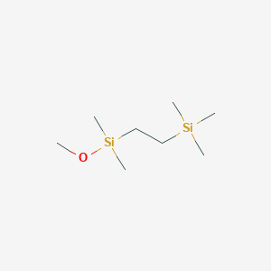 molecular formula C8H22OSi2 B14571579 Methoxy(dimethyl)[2-(trimethylsilyl)ethyl]silane CAS No. 61244-99-3