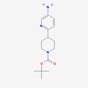 B1457167 tert-Butyl 4-(5-aminopyridin-2-yl)piperidine-1-carboxylate CAS No. 885693-48-1