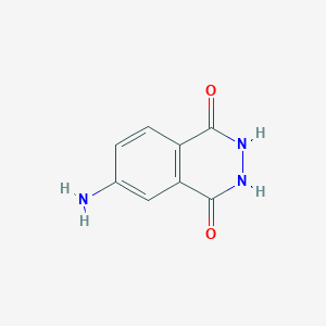 molecular formula C8H7N3O2 B145718 4-氨基邻苯二甲酰肼 CAS No. 3682-14-2