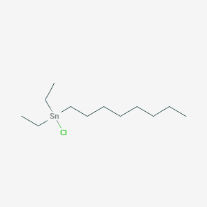 molecular formula C12H27ClSn B14571901 Chloro(diethyl)octylstannane CAS No. 61726-26-9