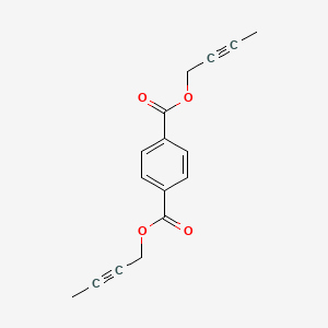 molecular formula C16H14O4 B14571920 Dibut-2-yn-1-yl benzene-1,4-dicarboxylate CAS No. 61747-70-4