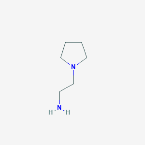 molecular formula C6H14N2 B145720 1-(2-氨基乙基)吡咯烷 CAS No. 7154-73-6