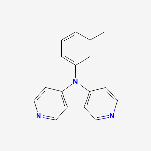 molecular formula C17H13N3 B1457203 5-(m-甲苯基)-5H-吡咯并[3,2-c:4,5-c']二吡啶 CAS No. 1014403-09-8