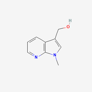 molecular formula C9H10N2O B1457204 (1-Methyl-1H-pyrrolo[2,3-b]pyridin-3-yl)methanol CAS No. 1097323-08-4