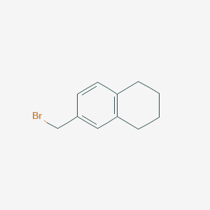 molecular formula C11H13B B1457218 6-(溴甲基)-1,2,3,4-四氢萘 CAS No. 6836-48-2