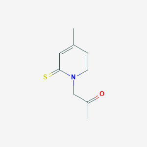 2-Propanone, 1-(4-methyl-2-thioxo-1(2H)-pyridinyl)-