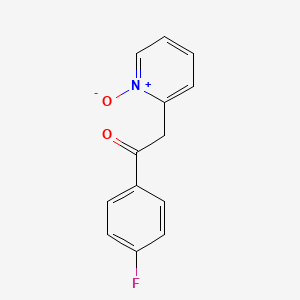 1-(4-Fluorophenyl)-2-(1-oxo-1lambda~5~-pyridin-2-yl)ethan-1-one