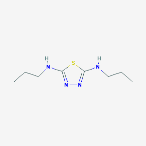 N~2~,N~5~-Dipropyl-1,3,4-thiadiazole-2,5-diamine