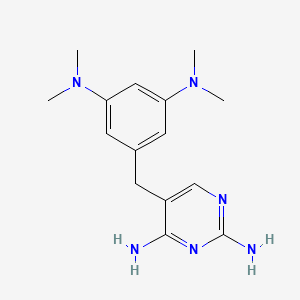 5-{[3,5-Bis(dimethylamino)phenyl]methyl}pyrimidine-2,4-diamine