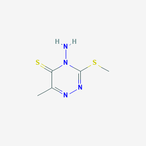 4-Amino-6-methyl-3-(methylsulfanyl)-1,2,4-triazine-5(4H)-thione