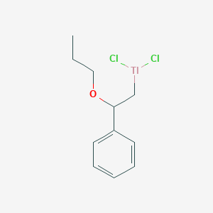 Dichloro(2-phenyl-2-propoxyethyl)thallane