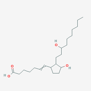 7-[3-Hydroxy-2-(3-hydroxydecyl)cyclopentyl]hept-6-enoic acid