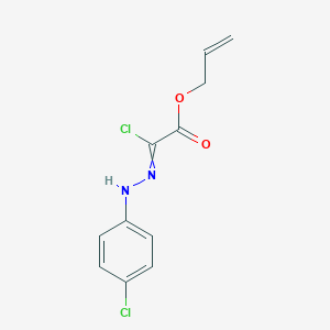 Prop-2-en-1-yl chloro[2-(4-chlorophenyl)hydrazinylidene]acetate