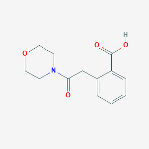 2-[2-(Morpholin-4-yl)-2-oxoethyl]benzoic acid