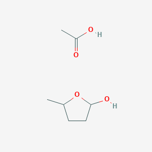 Acetic acid;5-methyloxolan-2-ol