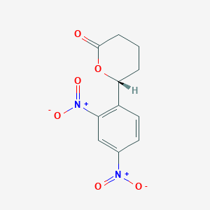 (6R)-6-(2,4-Dinitrophenyl)oxan-2-one