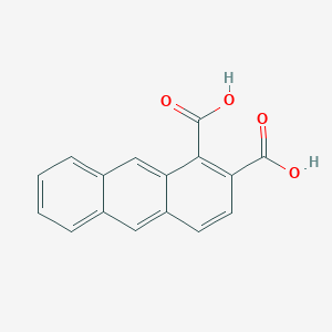 molecular formula C16H10O4 B14572464 Anthracenedicarboxylic acid CAS No. 61415-58-5