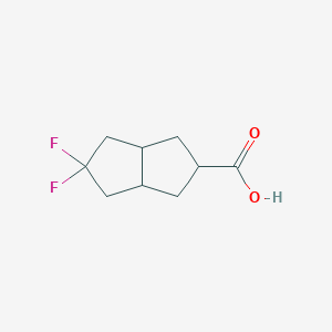 molecular formula C9H12F2O2 B1457254 5,5-二氟辛烷基-2-羧酸 CAS No. 1784979-78-7