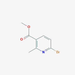 molecular formula C8H8BrNO2 B1457264 6-溴-2-甲基吡啶-3-甲酸甲酯 CAS No. 1227562-32-4