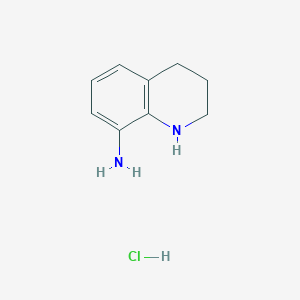 molecular formula C9H13ClN2 B1457270 1,2,3,4-四氢喹啉-8-胺盐酸盐 CAS No. 54489-65-5