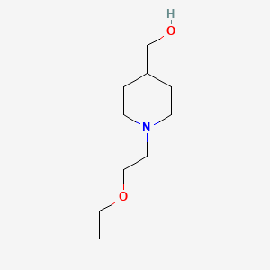 molecular formula C10H21NO2 B1457282 (1-(2-乙氧基乙基)哌啶-4-基)甲醇 CAS No. 1249107-38-7