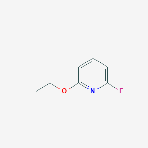 molecular formula C8H10FNO B1457288 2-Fluoro-6-(propan-2-yloxy)pyridine CAS No. 1249358-97-1