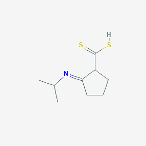 Cyclopentanecarbodithioic acid, 2-[(1-methylethyl)imino]-