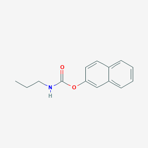 Carbamic acid, propyl-, 2-naphthalenyl ester