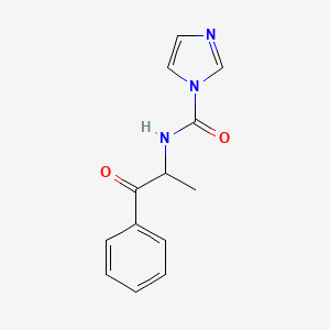 1H-Imidazole-1-carboxamide, N-(1-methyl-2-oxo-2-phenylethyl)-