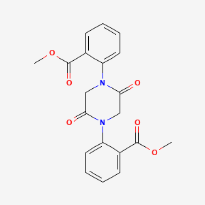 Benzoic acid, 2,2'-(2,5-dioxo-1,4-piperazinediyl)bis-, dimethyl ester