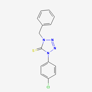 1-Benzyl-4-(4-chlorophenyl)-1,4-dihydro-5H-tetrazole-5-thione