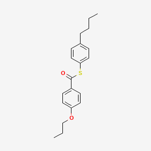 S-(4-Butylphenyl) 4-propoxybenzene-1-carbothioate