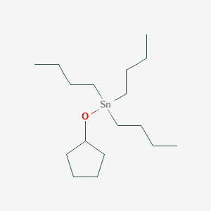 Tributyl(cyclopentyloxy)stannane