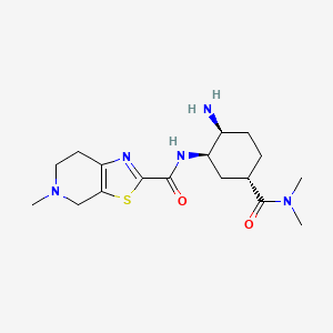 molecular formula C17H27N5O2S B1457298 依多沙班-M2 CAS No. 480450-71-3