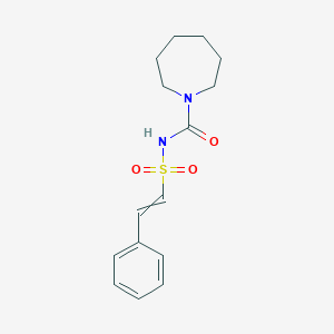 N-(2-Phenylethenesulfonyl)azepane-1-carboxamide