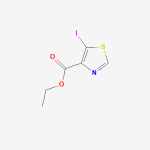 molecular formula C6H6INO2S B1457299 Ethyl 5-iodothiazole-4-carboxylate CAS No. 900530-64-5