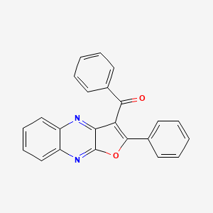 Phenyl(2-phenylfuro[2,3-b]quinoxalin-3-yl)methanone