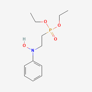 Diethyl {2-[hydroxy(phenyl)amino]ethyl}phosphonate