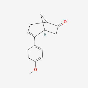 2-(4-Methoxyphenyl)bicyclo[3.2.1]oct-2-en-6-one