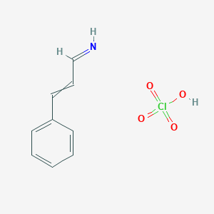 Perchloric acid;3-phenylprop-2-en-1-imine