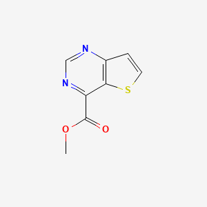 molecular formula C8H6N2O2S B1457314 Methyl thieno[3,2-D]pyrimidine-4-carboxylate CAS No. 1029144-47-5
