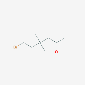 6-Bromo-4,4-dimethylhexan-2-one