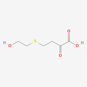 4-[(2-Hydroxyethyl)sulfanyl]-2-oxobutanoic acid