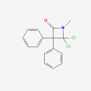 4,4-Dichloro-1-methyl-3,3-diphenylazetidin-2-one