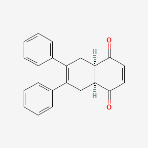 (4aR,8aS)-6,7-Diphenyl-4a,5,8,8a-tetrahydronaphthalene-1,4-dione